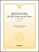Product Cover for Die Ehre Gottes in der Natur “Die Himmel rühmen”, Op. 48, No. 4 Schott  by Hal Leonard