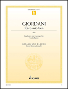 Cover for Caro mio ben : Schott by Hal Leonard