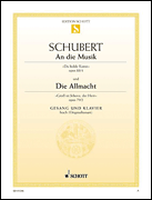 Cover for An die Musik / Die Allmacht : Schott by Hal Leonard