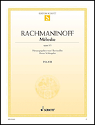 Product Cover for Mélodie Op. 3, No. 3  Schott  by Hal Leonard