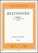 Product Cover for Sonata in F Major, Op. 10, No. 2 from the Urtext Schott  by Hal Leonard