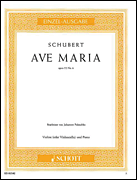 Cover for Ave Maria, Op. 52, No. 6 : Schott by Hal Leonard