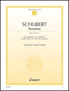 Cover for Sonatina in D Major, Op. 137, No. 1, D. 384 : Schott by Hal Leonard