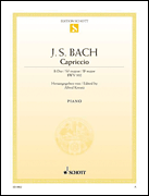 Capriccio in B-flat Major, “The Departure,” BWV 992