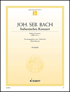 Cover for Italian Concerto : Schott by Hal Leonard