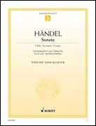 Cover for Sonata No. 12 in F Major : Schott by Hal Leonard