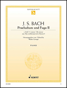 Product Cover for Prelude and Fugue No. 2 in C Minor from “The Well-Tempered Clavier” Book 2, BWV 847 Schott  by Hal Leonard