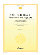 Prelude and Fugue No. 21 in B Major from “The Well-Tempered Clavier” Book 1, BWV 866
