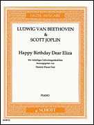 Cover for Happy Birthday Dear Eliza Piano : Schott by Hal Leonard