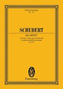 Cover for String Quartet in G Minor, D. 173 : Schott by Hal Leonard