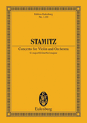 Cover for Violin Concerto in G Major : Schott by Hal Leonard