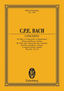 Concerto in A Major, H 437-39, Wq 168, 172, 69 Study Score