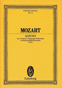 Cover for String Quintet in G minor, K. 516 : Schott by Hal Leonard