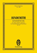 Cover for Konzertmusik, Op. 50 : Schott by Hal Leonard