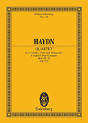 Cover for String Quartet in F Major, Op. 2/4, Hob.III:10 : Schott by Hal Leonard