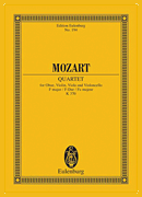 Cover for Quartet in F Major, K. 370 : Schott by Hal Leonard