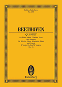 Cover for Quintet in E-flat Major, Op. 16 : Schott by Hal Leonard