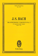 Brandenburg Concerto No. 6 in B-flat Major, BWV 1051 Edition Eulenburg No. 255