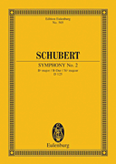Product Cover for Symphony No. 2 in B-flat Major, D 125 Study Score Schott  by Hal Leonard