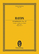 Product Cover for Symphony No. 87 in A Major “Paris No. 6” Study Score Schott  by Hal Leonard