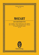 Cover for Divertimento in D Major, K. 334 : Schott by Hal Leonard