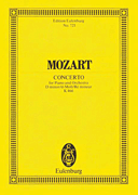 Cover for Piano Concerto No. 20, K. 466 in D Minor : Schott by Hal Leonard