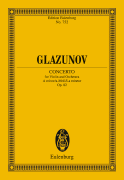 Violin Concerto in A Minor, Op. 82 Edition Eulenburg No. 752
