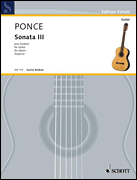 Product Cover for Sonata No. 3 Guitar Solo Schott  by Hal Leonard