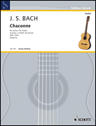Product Cover for Chaconne in D Minor, BWV 1004 from Partita II in D Minor for Violin Solo Schott  by Hal Leonard