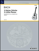 Product Cover for 3 Little Pieces for Guitar from the Second Music Book of Anna Magdalena Schott  by Hal Leonard