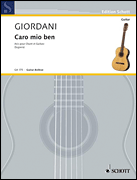 Cover for Caro mio ben : Schott by Hal Leonard