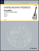 Product Cover for Tonadilla on the Name “Andrès Segovia”, Op. 170, No. 5 Guitar Solo Schott  by Hal Leonard