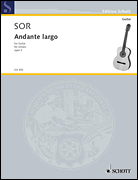 Andante Largo, Op. 5 Guitar Solo