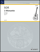 Product Cover for Two Minuets from Op. 11 Guitar Solo Schott  by Hal Leonard