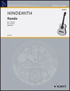 Cover for Rondo for Three Guitars : Schott by Hal Leonard