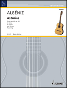 Cover for Asturias (Leyenda), Op. 47 : Schott by Hal Leonard