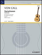 Cover for Variations for Mandolin and Guitar, Op. 25 : Schott by Hal Leonard