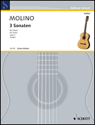 Product Cover for 3 Sonatas, Op. 6 Guitar Solo Schott  by Hal Leonard