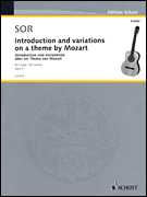 Introduction and Variations on a Theme of Mozart, Op. 9 Guitar Solo