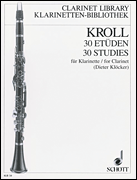 Cover for 30 Studies for Clarinet : Schott by Hal Leonard