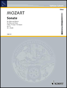 Product Cover for Sonata in F Major, K. 13 for Oboe and Piano Schott  by Hal Leonard