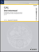 Product Cover for 3 Intermezzi, Op. 103  Schott  by Hal Leonard