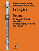 Product Cover for Sonata for Recorder and Guitar Schott  by Hal Leonard