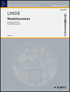 Product Cover for Reminiscences for Recorder Quartet Schott  by Hal Leonard