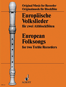 Product Cover for European Folk Songs for 2 Treble Recorders Schott  by Hal Leonard