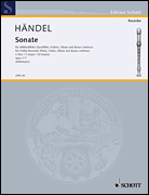 Product Cover for 4 Sonatas: No. 7 in C Major, Op. 1, HWV 365 for Treble Recorder and Basso Continuo Schott  by Hal Leonard