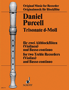 Cover for Trio Sonata in D minor : Schott by Hal Leonard