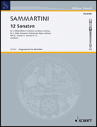 Cover for 12 Sonatas, Volume 3 : Schott by Hal Leonard