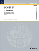 Cover for Sonatas 2 3 Alto Recorders : Schott by Hal Leonard