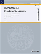 Product Cover for Divertimenti da camera, Volume 1 for Treble Recorder and B.C. Schott  by Hal Leonard